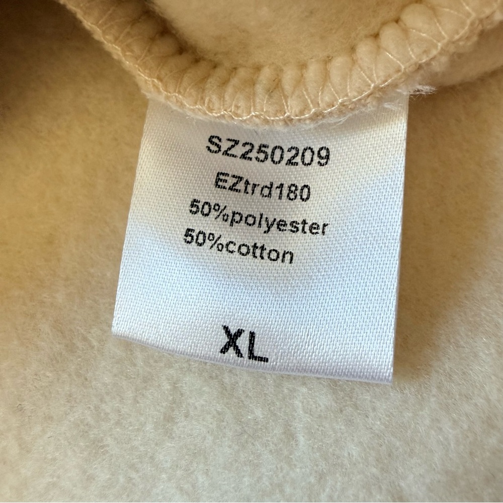 NWT-Trendy Queen Woman’s Beige Oversized Hoodie/Sweatshirt Fleece Pullover Sz XL - Picture 9 of 16